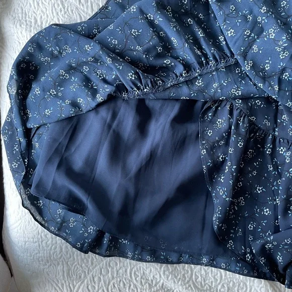 Kate Spade Out West Wild Rose Ruffle Wrap Dress 14. Excellent Condition. - Picture 4 of 8